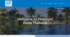 Desktop Screenshot of platinumpoolsth.com